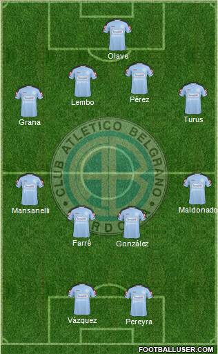 Belgrano de Córdoba Formation 2011