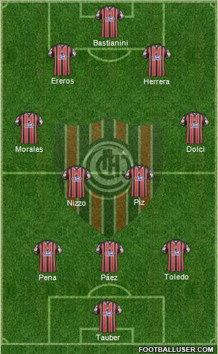Chacarita Juniors Formation 2011