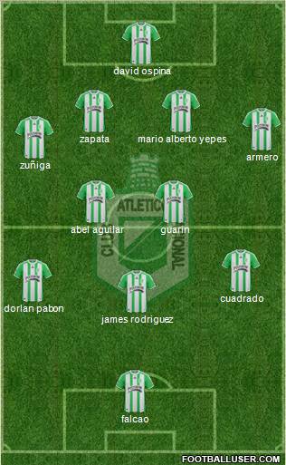 CDC Atlético Nacional Formation 2011