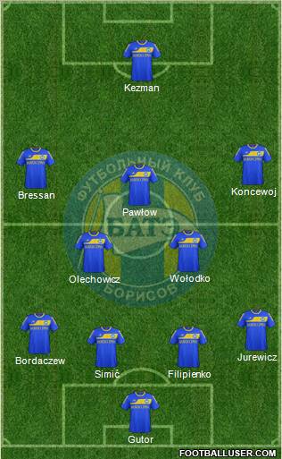 BATE Borisov Formation 2011