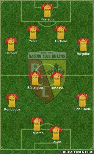 Racing Club de Lens Formation 2011