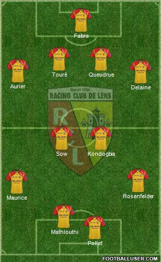 Racing Club de Lens Formation 2011