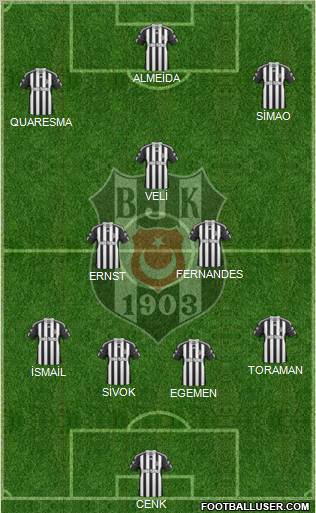 Besiktas JK Formation 2011