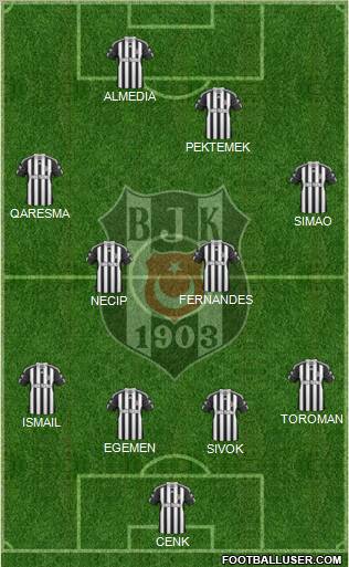 Besiktas JK Formation 2011