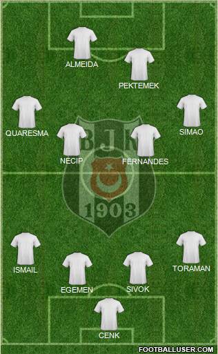 Besiktas JK Formation 2011