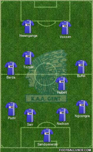 KAA Gent Formation 2011