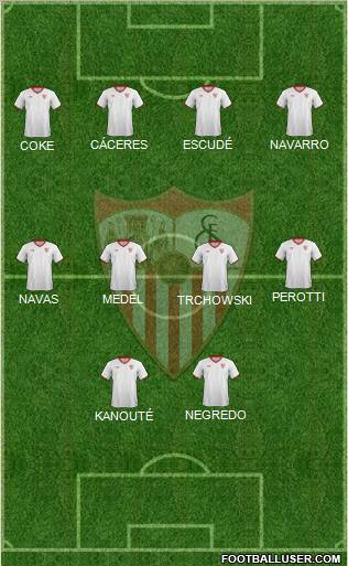 Sevilla F.C., S.A.D. Formation 2011