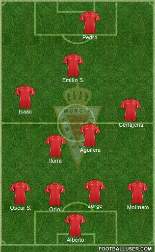 Real Murcia C.F., S.A.D. Formation 2011