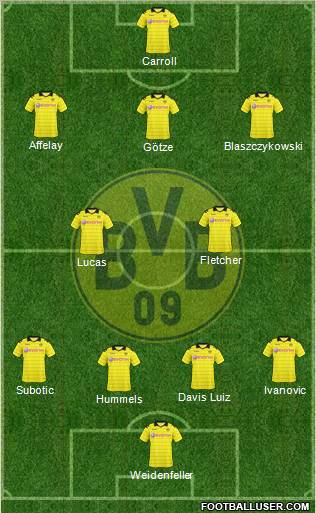 Borussia Dortmund Formation 2011