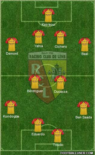 Racing Club de Lens Formation 2011