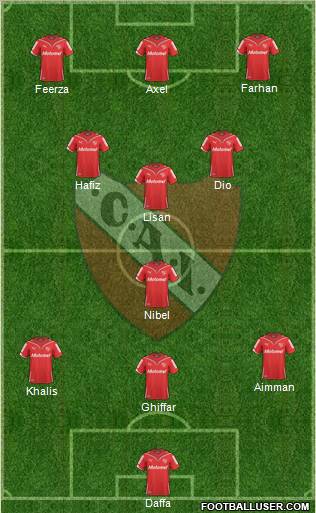 Independiente Formation 2011