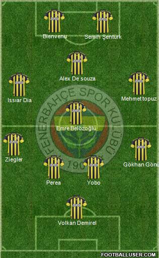 Fenerbahçe SK Formation 2011
