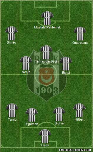 Besiktas JK Formation 2011