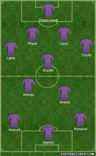 Pro Evolution Soccer Team Formation 2011