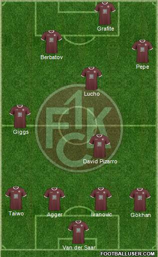 1.FC Kaiserslautern Formation 2011
