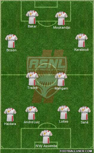 A.S. Nancy Lorraine Formation 2011