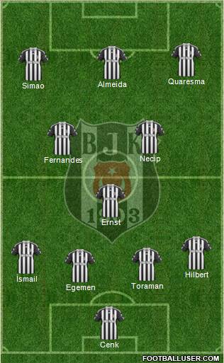 Besiktas JK Formation 2011