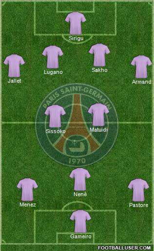 Paris Saint-Germain Formation 2011
