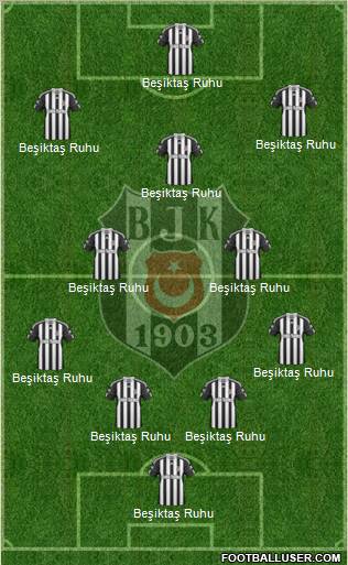 Besiktas JK Formation 2011