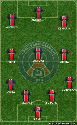 Paris Saint-Germain Formation 2011
