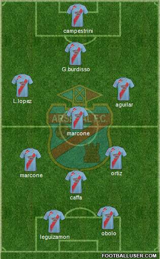 Arsenal de Sarandí Formation 2011