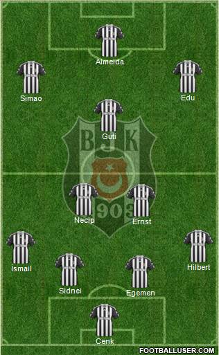 Besiktas JK Formation 2011