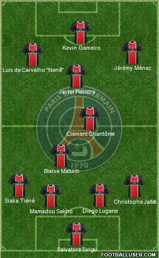 Paris Saint-Germain Formation 2011