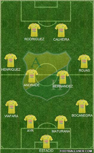 CD Atlético Huila Formation 2011