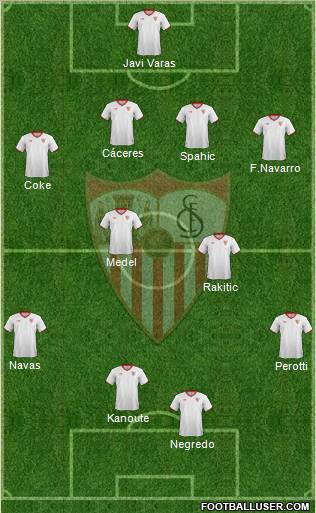 Sevilla F.C., S.A.D. Formation 2011