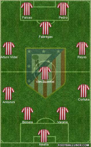 C. Atlético Madrid S.A.D. Formation 2011