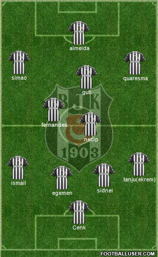 Besiktas JK Formation 2011