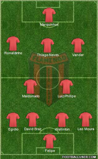 Flamengo EC de Arcoverde Formation 2011