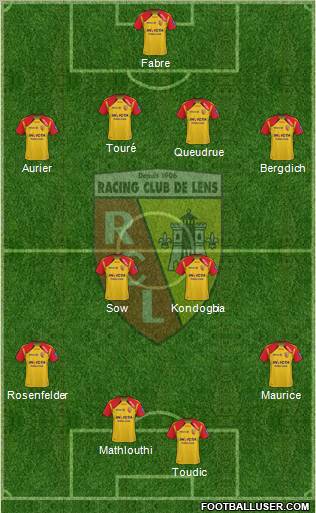Racing Club de Lens Formation 2011