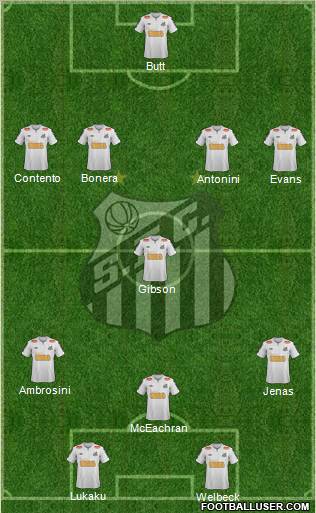Santos FC Formation 2011