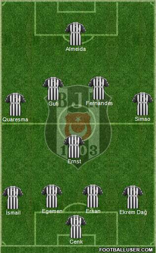 Besiktas JK Formation 2011