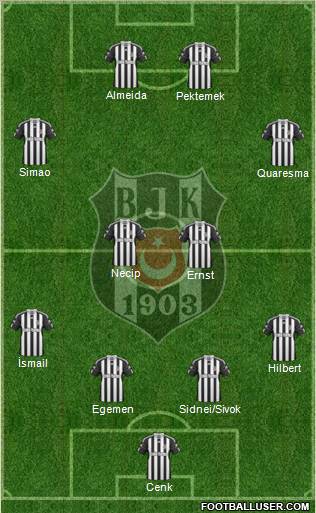Besiktas JK Formation 2011