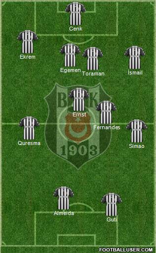 Besiktas JK Formation 2011