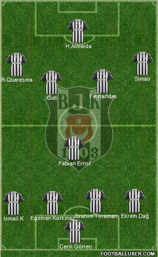 Besiktas JK Formation 2011
