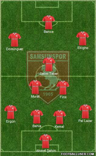Samsunspor Formation 2011