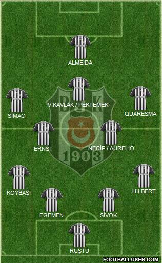 Besiktas JK Formation 2011
