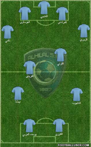 Al-Hilal (KSA) Formation 2011