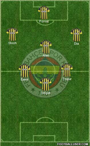Fenerbahçe SK Formation 2011