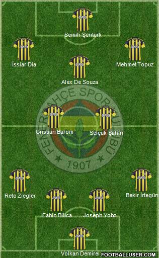 Fenerbahçe SK Formation 2011