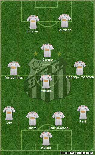 Santos FC Formation 2011