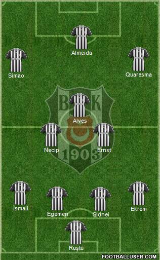 Besiktas JK Formation 2011