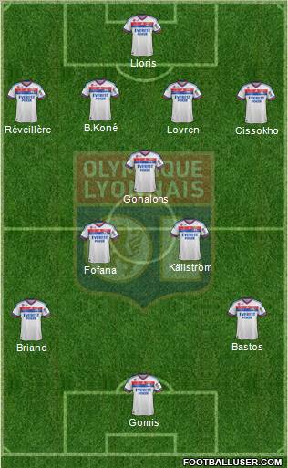 Olympique Lyonnais Formation 2011