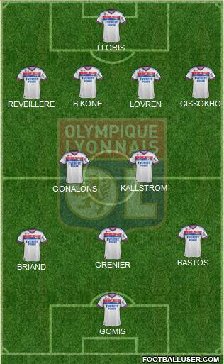 Olympique Lyonnais Formation 2011