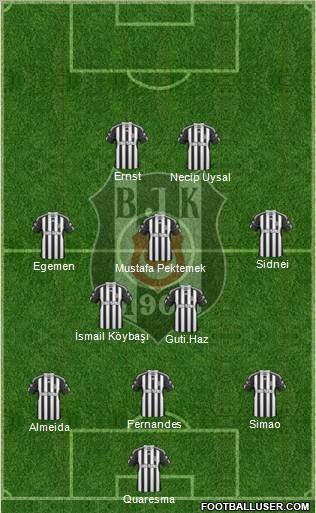 Besiktas JK Formation 2011