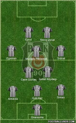 Besiktas JK Formation 2011