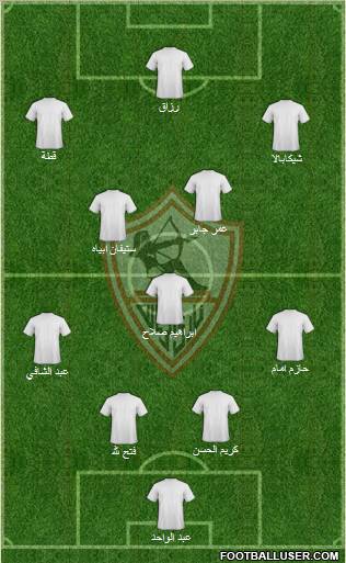 Zamalek Sporting Club Formation 2011